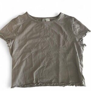 Grey Hm Cropped Top Croptops